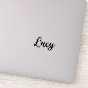 Sticker Lucy Name - Calligraphie manuscrite