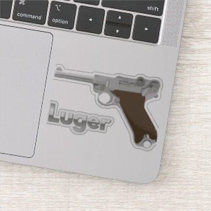 Sticker Luger Pistol allemand