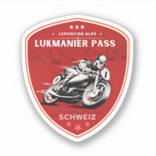 Sticker Lukmanier Pass VTT suisse