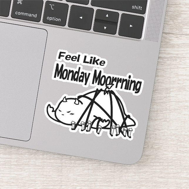 Sticker Lundi matin de DBY (Détail)
