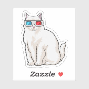 Sticker Lunettes de chat