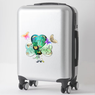 Sticker Lutin "Joyeuse Saint-Patrick" 
