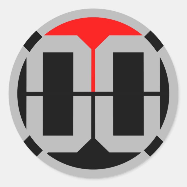 Sticker LvL 00 1,5 Pouce (Devant)