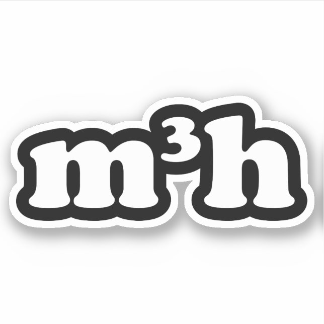 Sticker m3h (Devant)