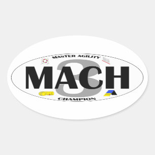 Sticker MACH Dog Agility titre