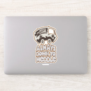 Sticker Machine de mystère "toujours vers le bas à mêle