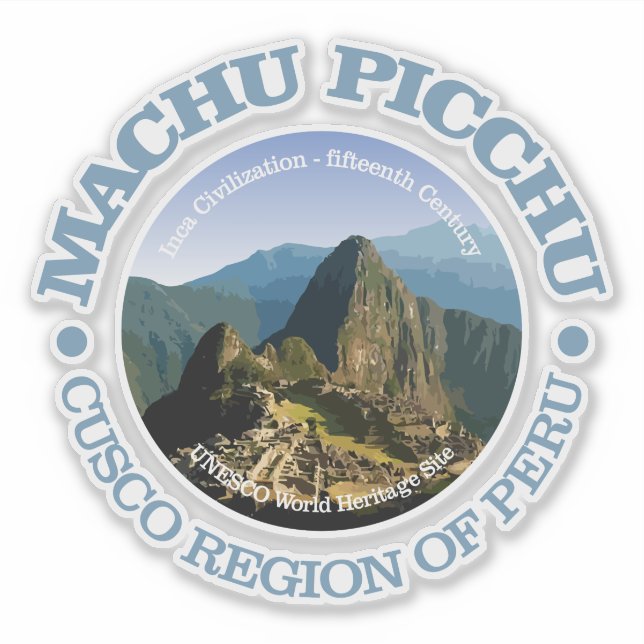 Sticker Machu Picchu (Devant)