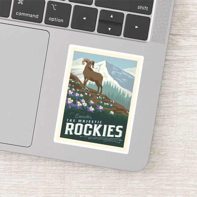 Sticker Macy's Flower Show|Rockies (Détail)