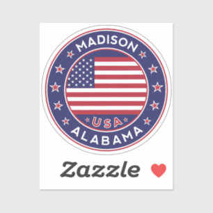 Sticker Madison Alabama, Madison