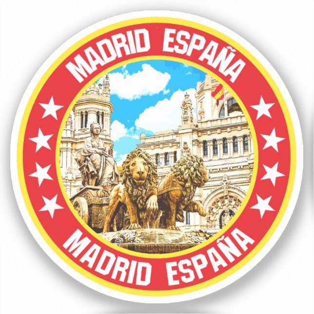 Sticker Madrid (Recto)