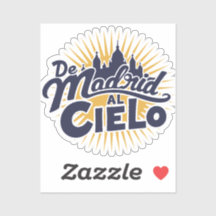 Madrid to Heaven Typographic - Bear and Tree