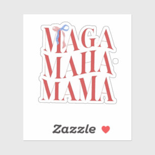 Sticker MAGA MAHA Mama Mère Fête Maman Faire de l'Amérique