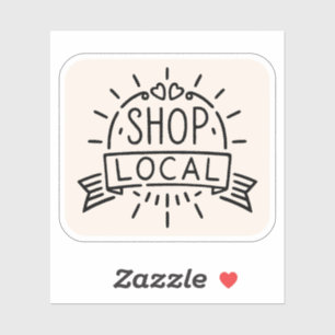 Sticker Magasiner localement