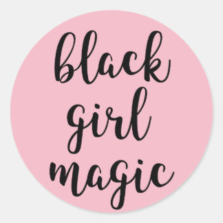 Sticker magique pour fille noire