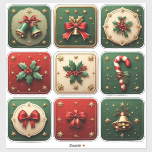 Sticker Magnifiquement conçus biscuits de Noël