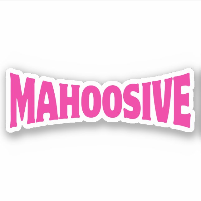 STICKER MAHOOSIQUE (Devant)
