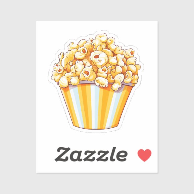 Sticker maïs soufflé (Feuille)