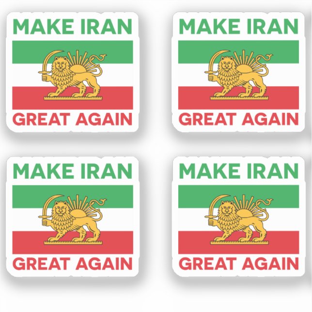 Sticker Make Iran Great Again Persian II (Recto)