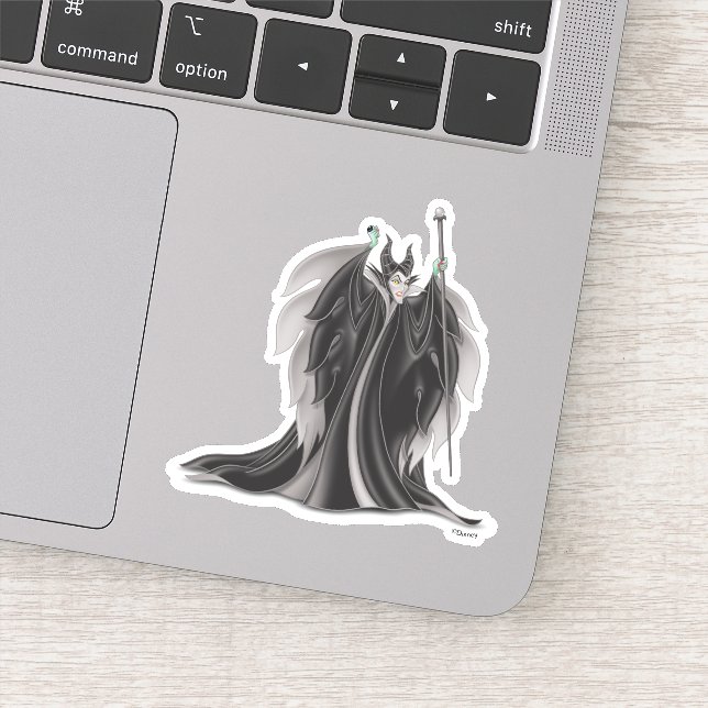Sticker Maléfique | Dans Une Pose En Colère (Détail)