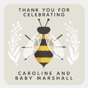 Sticker Mama to Bee Baby shower Merci