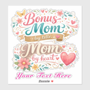 Sticker Maman de cœur, même si ce n'est que par le titre M