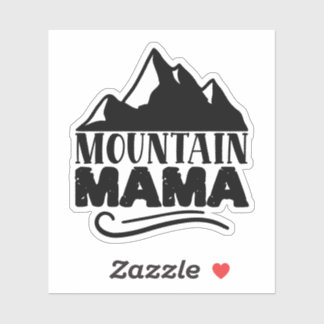 Sticker maman de montagne drôle