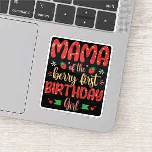Sticker Maman Du Berry Premier Anniversaire Fille Mère Amu
