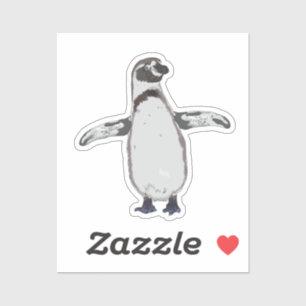 Sticker Manchot de dessin animé