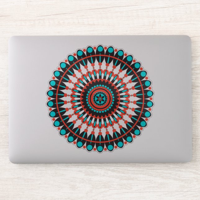 Sticker Mandala amérindienne (Ordinateur)