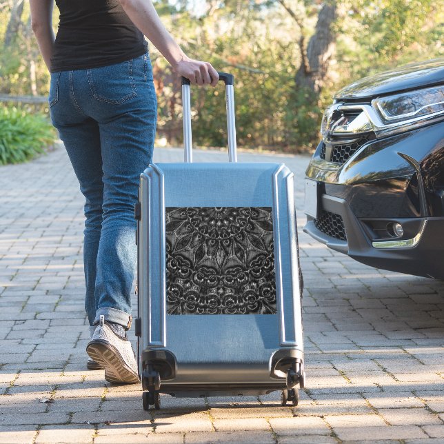 Sticker Mandala au charbon (Valise Insitu)