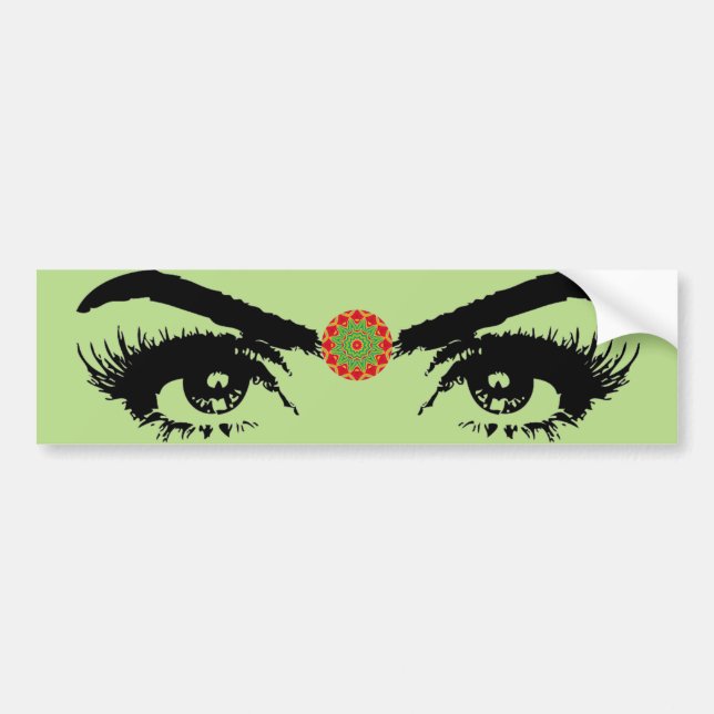 Sticker Mandala Bumper (Devant)