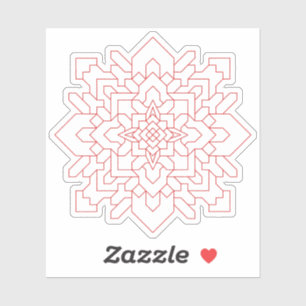 Sticker Mandala géométrique #1