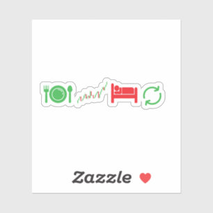 STICKER MANGER LE SOMMEIL COMMERCIAL RÉPÉTER