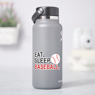 Sticker Mangez le baseball du sommeil