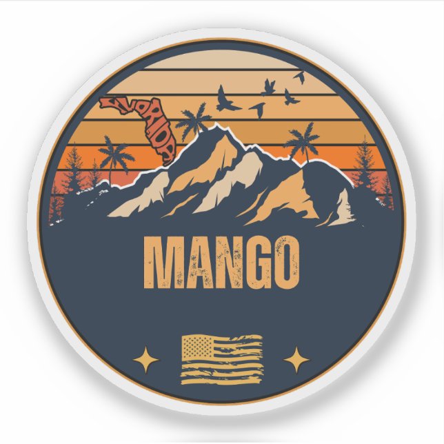 Sticker Mango, Floride (Devant)