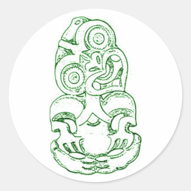 Sticker Maori Hei-Tiki (Devant)