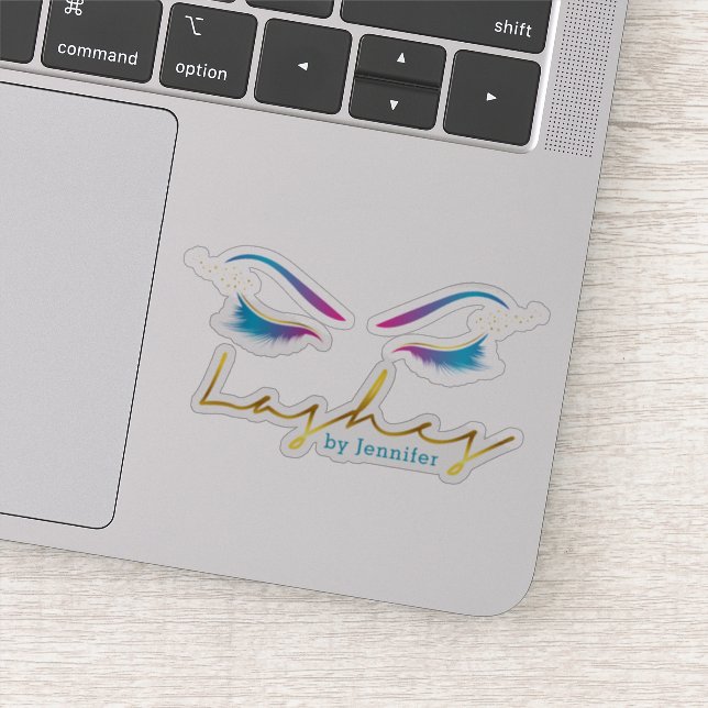 Sticker Maquillage Artiste Eyelash Lashes Déchets de peint (Détail)