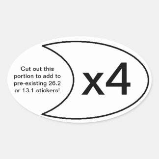 Sticker marathon x4