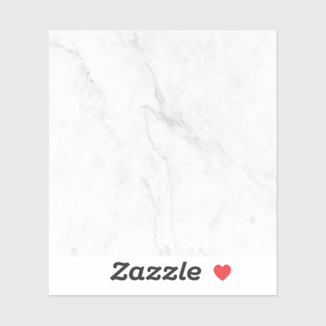 Sticker Marbre Blanc (Feuille)