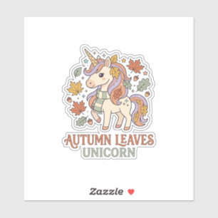 Sticker Marchandise de conception graphique de licorne de