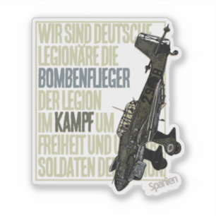 Sticker Marche des aviateurs de bombardement