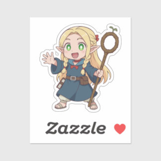 Sticker Marcille Chibi Mage elfe