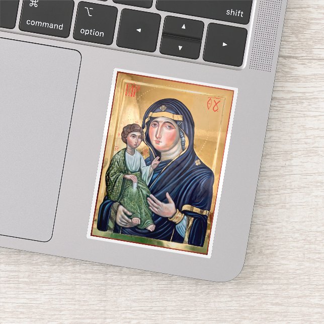 Sticker Maria Advocata Nostra Icon (Détail)