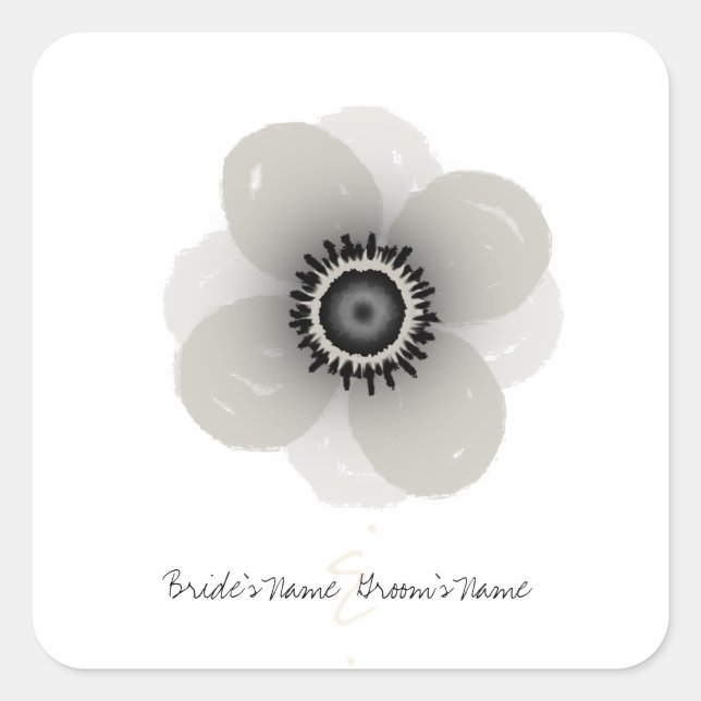 Sticker Mariage Anemone (Devant)