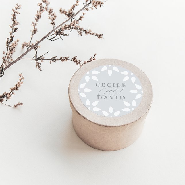 Sticker Mariage arabesque | Gris (Créateur téléchargé)