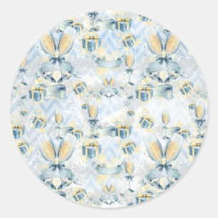 Sticker mariage avec Champaigne et Présents