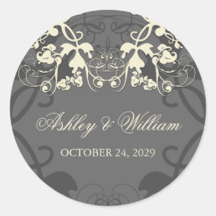 Sticker Mariage blanc à floraison fatfatidique