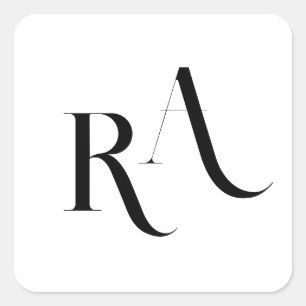 Sticker Mariage classique moderne et chic