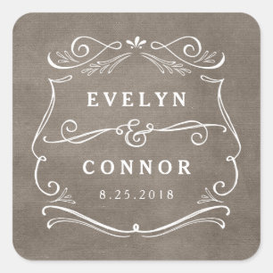 Sticker Mariage couleur modifiable par rouleaux