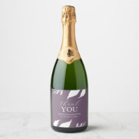 Sticker Mariage de Brunch Violet et Bubbly